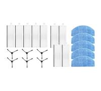 Gettimore Laresar Evol Kit de 3 brosses latérales, filtres et serpillères