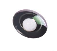 Gettimore Lentille en verre optique, pièce de réparation remplaçable avec lentille noire résistante aux rayures et entretien de la caméra d'action