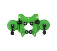 Gettimore Localisateur de trou réglable pour carrelage en verre avec ventouse, guide de perçage 4-83 mm, positionnement antidérapant marbre et céramique