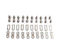 Gettimore Lot de 10 connecteurs de chaîne à vitesse unique pour vélo