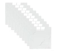 Gettimore Lot de 10 panneaux muraux autocollants imperméables pour décoration de cuisine et salle de bain - Facile à nettoyer - Pas de joint nécessaire - 30 x 30 cm