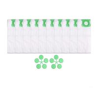 Gettimore Lot de 10 sacs à poussière en microfibre polaire pour aspirateur Sebo Airbelt K1/K3/K2, grande capacité, 5 couches de rechange