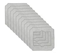 Gettimore Lot de 10 serpillères de rechange Ecovacs pour Winbot Mini, nettoyage en profondeur absorbant, accessoires pour robot nettoyeur de vitres