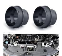 Gettimore Lot de 2 adaptateurs de chauffage de stationnement de 75 mm à 80 mm pour chauffage auxiliaire Webasto, connecteur en plastique ABS résistant aux hautes températures avec ajustement réglable