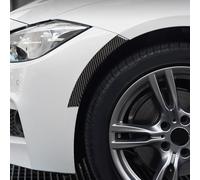 Gettimore Lot de 2 autocollants anti-collision en fibre de carbone pour passage de roue Série 3 et 4 Noir