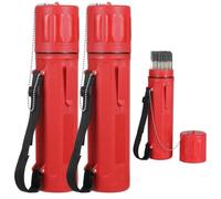 Gettimore Lot de 2 boîtes de rangement hermétiques en ABS pour tiges de soudure de 35,6 cm, pour tiges de 4,5 kg, organiseur étanche à la poussière avec sangle de transport, compatible avec atelier