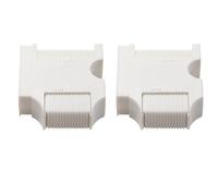 Gettimore Lot de 2 cintres de garde-boue de bateau à connexion rapide pour montage sur rail ou taquet, support de pare-chocs marin réglable en blanc A