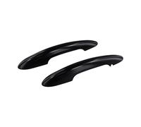 Gettimore Lot de 2 enjoliveurs de poignée de porte latérale pour Mini Cooper F54/F55/F56/F57/F60 - Protection extérieure en plastique noir brillant - Design sans trous - Facile à installer
