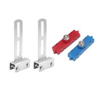Gettimore Lot de 2 interrupteurs de fin de course magnétiques pour portail coulissant automatique avec supports, kit de capteur carré réglable