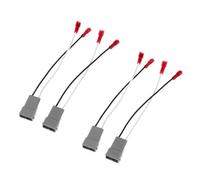 Gettimore Lot de 2 paires de plaques d'adaptateur de haut-parleur ABS de 165,1 cm et harnais 2008-2012, 2006-2017