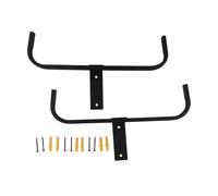 Gettimore Lot de 2 supports muraux pour pulvérisateur à dos et souffleur de feuilles, en acier robuste pour rangement de matériel de jardin, noir