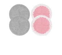 Gettimore Lot de 2 tampons de nettoyage avec 2 tampons d'épilation à la cire pour aspirateur VMAI G700 et P700 électrique sans fil Utilisation sèche et humide Nettoyage du sol