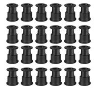 Gettimore Lot de 24 vis de plateau de vélo pour verrouillage à disque unique, boulons de vélo en alliage d'aluminium avec taille de 8 à 5 mm, adaptées pour les applications de verrouillage de disque