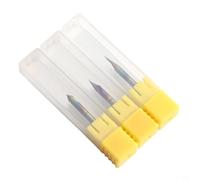 Gettimore Lot de 3 fraises à bois de type V 2 cannelures pour gravure en carbure de tungstène haute précision 20/30/60 degrés puce lisse