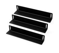 Gettimore Lot de 3 organiseurs de coffre de voiture, blocs de séparation flexibles, rangement réglable pour coffre de voiture, noir