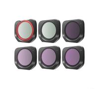 Gettimore Lot de 4/6/8 filtres UV ND CPL pour Insta360 pour Luna for Pro | ND CPL UV Essential pour un ensemble polyvalent, verre HD enduit, transmission maximale de la lumière, cadre en métal robuste
