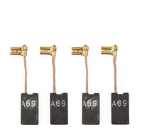 Gettimore Lot de 4 balais de charbon pour Bosch GBH5400 GBH5-38 X GSH38 GBH5-40D GSH500 A69, compatible avec GBH5-38D GSH5X TSH5000, 22,9 x 12,2 x 6,1 mm