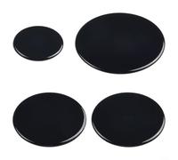 Gettimore Lot de 4 capuchons de brûleur à gaz pour cuisinière à gaz SABAF, couvre-brûleurs à gaz, ensemble de chapeaux de cuisinière, brûleurs à gaz, couronne de flamme (plat)