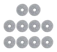 Gettimore Lot de 4 chiffons de rechange pour aspirateur Airbot L108S Pro pour Ultra, lot de 4 pièces/10 pièces, tampon de nettoyage gris compatible avec les serpillères sèches et humides