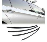 Gettimore Lot de 4 enjoliveurs de poignée de porte en acier inoxydable pour BMW Série 5 520i 520li F10 (2011-2017) - Noir