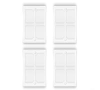 Gettimore Lot de 4 filtres HEPA lavables et réutilisables pour aspirateur ECOVACS T80