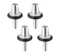 Gettimore Lot de 4 vis de réglage de l'étrier de frein en V en alliage d'aluminium (M6) pour vélo de route et vélos à pignon fixe
