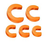 Gettimore Lot de 5 clips de déconnexion pour raccords à emboîter - Outils de retrait en plastique de 6,35 mm, 3/8, 12,5 mm, 3/4, 2,5 cm compatibles avec les tubes en cuivre, PEX et CPVC
