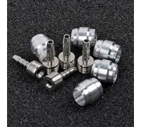 Gettimore Lot de 5 inserts de raccordement en forme d'olive pour tuyau de frein hydraulique SRAM en alliage d'aluminium et construction en acier inoxydable