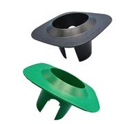 Gettimore Lot de 5 protections de tête d'arrosage en PVC robuste pour têtes d'irrigation, empêche les coulées et les dommages, installation sans outils, aspect jardin soigné, vert