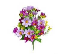 Gettimore Lot de 6 bouquets de marguerites artificielles en soie avec 28 têtes par tige pour arrangements de mariage, fêtes, décoration d'intérieur, jardin, environ 34 cm de long, couleurs assorties