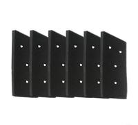 Gettimore Lot de 6 filtres en éponge pour sèche-linge - 4 trous - Deux couches - Pour Bauknecht Privileg HX481010716911 et HSCX-90423