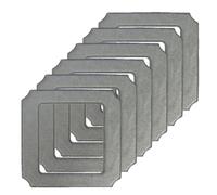 Gettimore Lot de 6 serpillères de rechange compatibles avec Windobot S6 et robot de nettoyage Ultra Cleaner, lavables, 24 x 24 cm, pour une haute absorption et une élimination efficace de la saleté