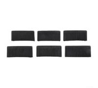 Gettimore Lot de 6 supports de lattes de lit de 65 mm, fixations de rechange en plastique pour lattes sécurisées sur lits en métal, cuir, bois, 6,5 cm x 9 mm