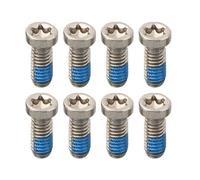 Gettimore Lot de 8 boulons de manivelle en acier inoxydable 8 broches pour Sram pour Quarq pour Rival pour Axs Force Bolt Parts