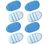 Gettimore Lot de 8 coussinets de rechange en microfibre pour gants à vapeur Black+Decker Fsh10Sm Fsh10Smp pour nettoyage du sol Accessoires chiffons