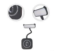 Gettimore Lumière de remplissage magnétique avec 5 temps de couleur 2700 K-6500 K, lumière vidéo pour selfie Cri90, 5 niveaux de luminosité 400 mAh de type C pour Vlog Live