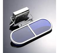 Gettimore Lunettes de soudage avec clip, couvercle rabattable pour sécurité industrielle, cadre en aluminium, verres bleus durcis, chaleur et reflets, design à ressort réglable, compatible avec