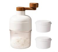 Gettimore Machine à raser manuelle avec design compact et bacs à glaçons pour créer des friandises glacées rafraîchissantes (broyeur à glace + bac à glace)