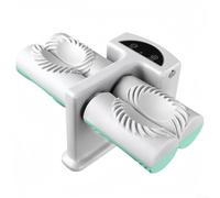 Gettimore Machine à raviolis électrique automatique avec USB de type C 24,5 x 17 x 12,2 cm gris + vert pour un usage domestique 2 heures de charge