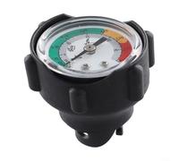 Gettimore Manomètre gonflable pour bateau 30 psi/2 bar pour double échelle pour kayak, planche de surf, radeau, matelas pneumatique, pour PP noir