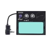 Gettimore Masque de soudage réglable auto-obscurcissant, affichage couleur vraie, 110 x 90 mm pour une vision claire et large