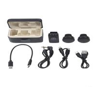 Gettimore Micro sans fil noir pour DJI Action 5 Pro/4/3, Pocket 3, pour osmo 360, petit émetteur-récepteur ABS pour un son clair