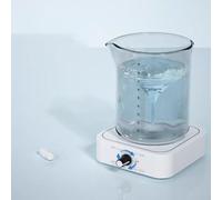 Gettimore Mini agitateur automatique magnétique, mélangeur électrique de laboratoire avec plage de vitesse de 200 à 2000 tr/min, capacité de 1 L, pour utilisation en laboratoire, alimentation de type