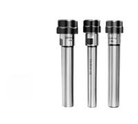 Gettimore Mini rallonge de mandrin de serrage pour ER8A ER11A ER16A ER20A, tige droite de 8 à 25 mm, alliage d'acier, 30 000 tr/min, échappement de 0,01 mm