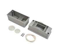 Gettimore Mini unité de consommation 2 voies 40 A 30 mA RCD avec 2 MCB, boîte à fusibles étanche IP65, ignifuge