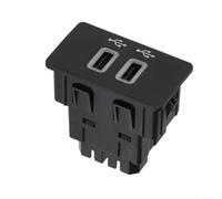Gettimore Mise à niveau pour double module USB, avec indicateurs LED de rechange HC3Z-19A387-/E/D HU5Z-19A387-A pour CarPlay,