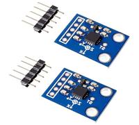 Gettimore Module de capteur d'angle de gravité inclinable pour ADXL335, transducteur d'accélération 3 axes ± 3 g, faible consommation d'énergie, construction en plastique et métal bleu