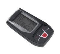 Gettimore Moniteur de vitesse pour vélo d'appartement avec trou audio de 3,5 mm, ordinateur de vélo stationnaire en plastique pour salle de sport, noir