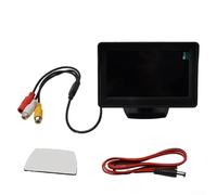 Gettimore Moniteur de voiture AHD 1080P, écran TFT LCD de 5 pouces, vue arrière et inverse, systèmes AHD
