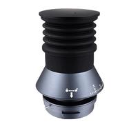 Gettimore Moulin à café en alliage d'aluminium monodose avec verrouillage sécurisé et design hygiénique compatible avec Barsetto BEA01 BEA02 BEA02S en bleu et gris pour un nettoyage efficace et un